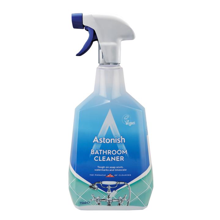 اسپری لکه بر چند منظوره سطوح حمام استونیش حجم 750 میلی لیتر Astonish Bathroom Cleaner Spray 750ml